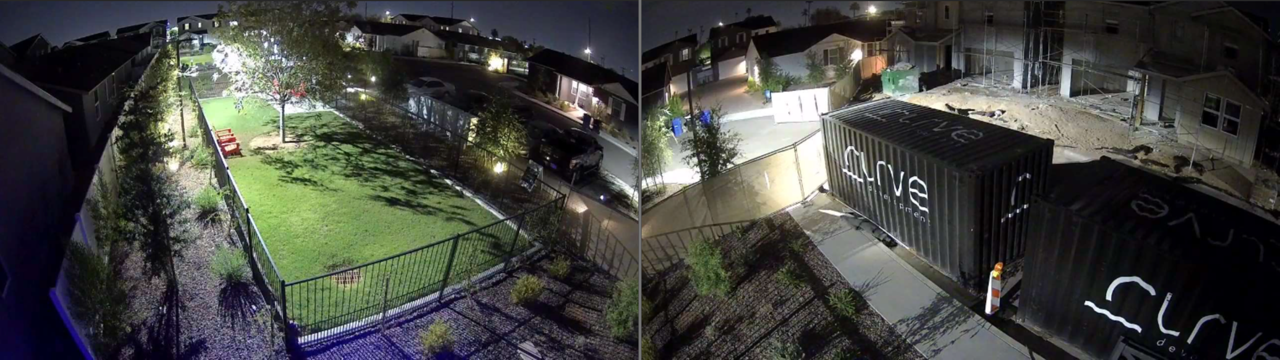 Night Vision View of Scottsdale, Arizona Community.